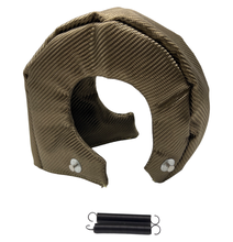 Load image into Gallery viewer, T4 Titanium Turbo Blanket Heat Shield charger Cover Wrap for T4 GT40 GT42 GT45 With Locking Springs