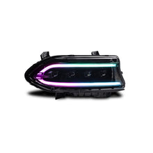 Load image into Gallery viewer, SPDZ1 2015–2024 Dodge Charger Hellfire LED Headlights w/ Switchback DRL &amp; Amber Sequential Turn Signals