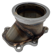 Load image into Gallery viewer, Stainless Steel 2.5"/63mm Vband Clamp Flange Turbo Down Pipe Adapter V-Band Downpipe Connector for T25 T28 GT25 GT28
