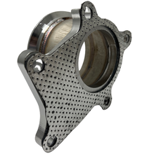 Load image into Gallery viewer, 5 Bolt to 3" V-Band Flange Turbo Adaptor Stainless Steel Adapter For T3/T4 Turbo