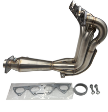 Load image into Gallery viewer, B Series Megaphone Header 4-1 Collector RF V2 B16 B18 B20 RMF Skid Plate Pipe