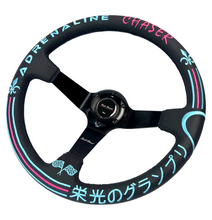 Load image into Gallery viewer, Leather 350mm Suede Steering Wheel Hub Kit For 01-06 BMW 320 325 328 330 M3 Z4 E90 Mini Cooper E46H
