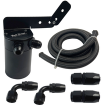 Load image into Gallery viewer, Universal Performance Oil Catch Can 2 Port -10AN + Adjustable Mounting Bracket Kit Turbo V2