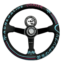 Load image into Gallery viewer, Leather 6 Bolt Steering Wheel Hub Adapter For Dodge GM Buick Chevy Vehicles