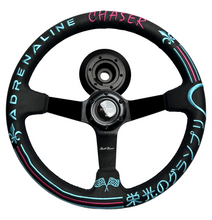 Load image into Gallery viewer, Leather 350mm Suede Steering Wheel Hub Kit For 01-06 BMW 320 325 328 330 M3 Z4 E90 Mini Cooper E46H