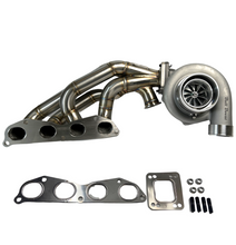 Load image into Gallery viewer, K Series Sidewinder Manifold K20 K24 T4 .82 Billet Turbo K Swap Kit EG EK Civic Integra DC2 RSX EP3