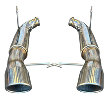 Load image into Gallery viewer, Dual Stainless Axle-Back Exhaust Muffler System Kit 13-14 Ford Mustang GT 5.0L