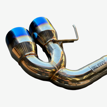 Load image into Gallery viewer, Catback Exhaust for 20-24 Chevrolet Corvette C8 Burnt Tips 6.2L V8 Mandrel 304SS