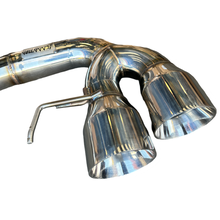Load image into Gallery viewer, Catback Exhaust for 20-24 Chevy Corvette C8 Polished Tips 6.2L V8 Mandrel 304SS