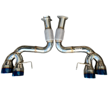 Load image into Gallery viewer, Catback Exhaust for 20-24 Chevrolet Corvette C8 Burnt Tips 6.2L V8 Mandrel 304SS