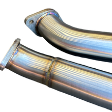 Load image into Gallery viewer, Stainless Full Catback Exhaust Muffler For BMW 335i E90 E92 07-10 N54 Polished