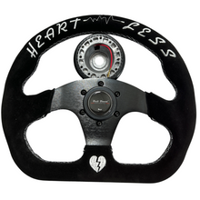 Load image into Gallery viewer, Quadro Flat Racing Steering Wheel + Hub Adapter Boss Kit for Civic, Del Sol, Integra