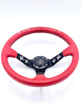 Load image into Gallery viewer, SPDZ1 “The Ninja” (Red) Steering Wheel – Deep Dish