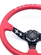 Load image into Gallery viewer, SPDZ1 “The Ninja” (Red) Steering Wheel – Deep Dish