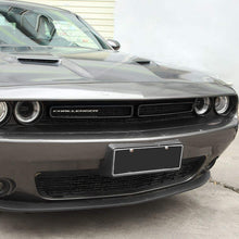 Load image into Gallery viewer, 1 Set Black Front Grill Grille Inserts Guards Cover Trim for Dodge Challenger 2015-2022