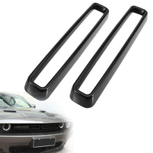 Load image into Gallery viewer, 1 Set Black Front Grill Grille Inserts Guards Cover Trim for Dodge Challenger 2015-2022