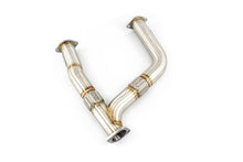 Load image into Gallery viewer, ISR LS Swap Y-Pipe for Nissan 240sx S13 S14 S-Chassis - Off-Road Competition Use Only