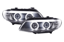 Load image into Gallery viewer, BMW X5 E53 CCFL Black Angel Eyes LED Headlights (2003-2006)