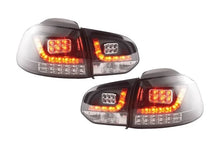 Load image into Gallery viewer, VW Golf Mk6 GTI LED Black Tail Lights V2 LED Indicators (2008-2014)