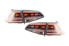 Load image into Gallery viewer, Volkswagen MK7 Golf/GTI/R - Clear/Black LED Tail Lights for Halogen Models (2012-2017)
