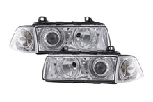 Load image into Gallery viewer, BMW 3-series E36 Coupe/Convertible Chrome Xenon Angel Eyes Headlights (1992-1998)