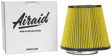 Load image into Gallery viewer, Airaid Universal Air Filter - Cone 6in FLG x 10-3/4x7-3/4in B x 4in T x 9in H - Synthaflow 725-476