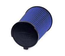 Load image into Gallery viewer, Airaid 10-14 Ford Mustang Shelby 5.4L Supercharged Direct Replacement Filter - Oiled / Blue Media 860-512