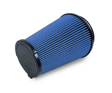 Load image into Gallery viewer, Airaid 10-14 Ford Mustang Shelby 5.4L Supercharged Direct Replacement Filter - Oiled / Blue Media 860-512
