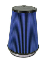 Load image into Gallery viewer, Airaid 10-14 Ford Mustang Shelby 5.4L Supercharged Direct Replacement Filter - Oiled / Blue Media 860-512