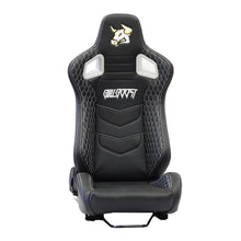 Load image into Gallery viewer, The Chosen Leather Reclinable Bull Boost Racing Bucket Seat with Slider Rails