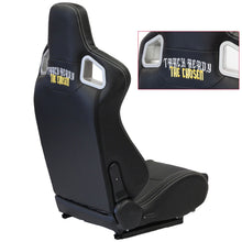Load image into Gallery viewer, The Chosen Leather Reclinable Bull Boost Racing Bucket Seat with Slider Rails
