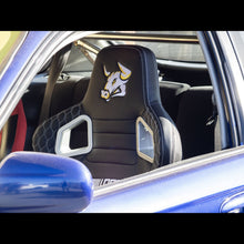 Load image into Gallery viewer, The Chosen Leather Reclinable Bull Boost Racing Bucket Seat with Slider Rails