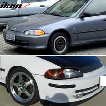 Load image into Gallery viewer, 1992-1995 Honda Civic Amber JDM Pair Glass Lens Driving Lamp Headlight