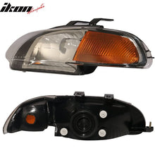 Load image into Gallery viewer, 1992-1995 Honda Civic Amber JDM Pair Glass Lens Driving Lamp Headlight