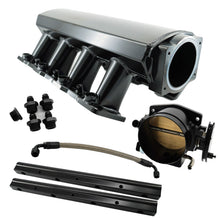 Load image into Gallery viewer, GM LS3 Intake Manifold Fabricated Aluminum 102mm EFI Fuel Injection Sheet LS USA