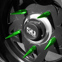 Load image into Gallery viewer, 3/8-24 Extended Spike Lug Nuts - 60 Degree Taper Seat