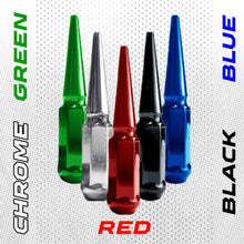 Load image into Gallery viewer, 14x2.0mm Extended Spike Lug Nuts - 60 Degree Taper Seat