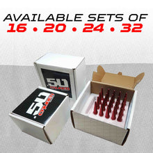 Load image into Gallery viewer, 3/8-24 Extended Spike Lug Nuts - 60 Degree Taper Seat