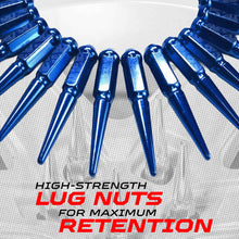 Load image into Gallery viewer, 12x1.25mm Extended Spike Lug Nuts - 60 Degree Taper Seat