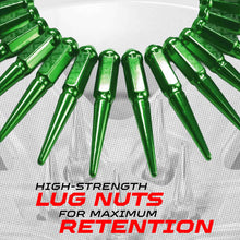 Load image into Gallery viewer, 9/16 Extended Spike Lug Nuts - 60 Degree Taper Seat