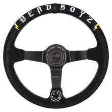 Load image into Gallery viewer, Deadboyz Universal 350mm 3"Deep Dish 6-Bolt Steering Wheel Black Suede