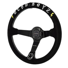 Load image into Gallery viewer, Deadboyz Universal 350mm 3"Deep Dish 6-Bolt Steering Wheel Black Suede