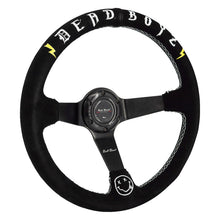 Load image into Gallery viewer, Deadboyz Universal 350mm 3"Deep Dish 6-Bolt Steering Wheel Black Suede