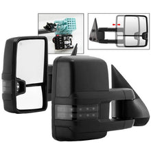 Load image into Gallery viewer, SPYDER xTune Chevy Silverado 03-06 G2 Heated Smoke LED Signal Telescoping Mirrors MIR-CS03S-G2-PWH-SM-SET 9936715