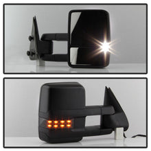 Load image into Gallery viewer, SPYDER xTune Chevy Silverado 03-06 G2 Heated Smoke LED Signal Telescoping Mirrors MIR-CS03S-G2-PWH-SM-SET 9936715