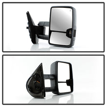 Load image into Gallery viewer, SPYDER xTune Chevy Silverado 07-13 Heated Smoke LED Signal Telescoping Mirrors MIR-CSIL07S-G2-PWH-SM-SET 9936722