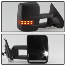 Load image into Gallery viewer, SPYDER xTune Chevy Silverado 14-16 Heated Amber LED Signal Telescoping Mirrors MIR-CSIL14S-G2-PWH-AM-SET 9936708