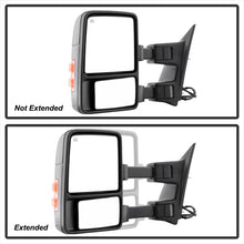Load image into Gallery viewer, SPYDER Xtune Ford Superduty 08-15 L&amp;R Extendable Power Heated Adjust Mirror Amber MIR-FDSD08S-PW-AM-SET 9935756