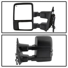 Load image into Gallery viewer, SPYDER xTune Ford SuperDuty 08-15 Extendable Heated Mirrors w/ LED Signal Smoke MIR-FDSD08S-PW-SM-SET 9935831