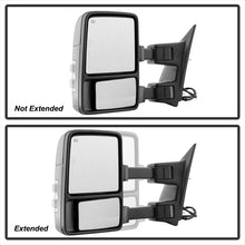 Load image into Gallery viewer, SPYDER xTune Ford SuperDuty 08-15 Extendable Heated Mirrors w/ LED Signal Smoke MIR-FDSD08S-PW-SM-SET 9935831